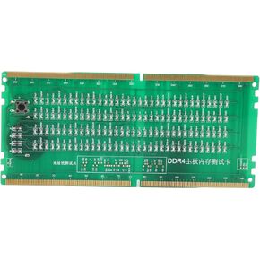 VBESTLIFE Computer Memory Tester, Desktop DDR4 Memory Tester, Forward Reverse Available, Memory Tester with LED for PC, PCB Material