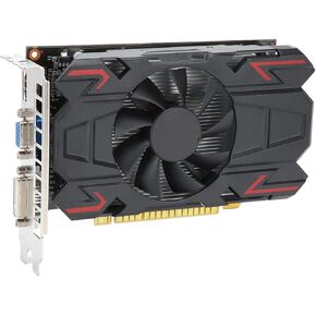 Computer Graphics Cards, 4GB Graphics Card, for AMD Graphics Card, GPU for Gaming PC, Low Noise and Quiet Work, HD6770 128Bit DDR5 650MHz