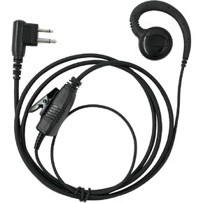 G Shape Swivel Earpiece with Microphone and PTT for GP88 CP100 CP185 CP200 CP200D CLS1110 CLS1410 DTR550 DTR650 RDU2020 RDU2080D