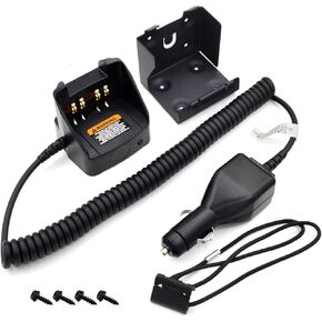 RLN4883 Vehicle Travel Charger for Motorola HT750 HT1250 PRO5150 PRO5350 PRO7150 PRO7350 GP328 GP340 GP360 EX500 PTX760 MTX960 GP388 RLN4883B Car Battery Charging Case