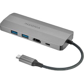 7-Port 85W Hub with USB Type-C 1m Cable, USB-C, USB-A 3.0 4K Ultra HDMI, DisplayPort, Ethernet, for Mackbook, Laptop, Chromebook, Tablet, PC