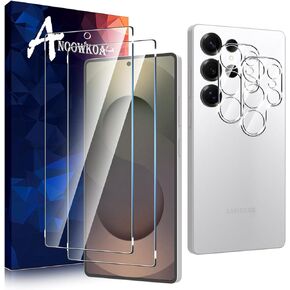 2 Pack for Google Pixel 9a Screen Protector + [2 Pack] Pixel 9a Camera Lens Tempered Glass Protector.9H Hardness.Support Fingerprint Unlock Bubble-Free.Easy Installation
