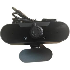 USB HD 1080P Video Webcam and Wide Angle Camera with Built-in Microphone and Rotatable Tripod,for Laptop Computer or Desktop PC,Great for Live Streaming.Calls.Video Conferencing(Gray)
