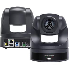 HDMI PTZ Camera 4K مع 20X البصري Zoom USB3.0/HDMI/RJ45 POE PTZ Carera لتدفق الكنيسة ، مؤتمرات الفيديو ، التعليم ، يعمل مع التكبير ، Skype ، OBS ، يوتيوب ، إلخ