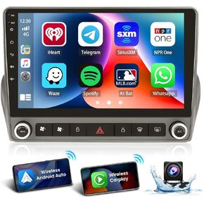 8 Core 2+64G Inefala for Chevrolet Chevy Camaro 2008-2015 Android 13 Car Radio Stereo with Wireless Carplay Android Auto, 9" Touch Screen with GPS WiFi BT5.0 FM/RDS 32EQ DSP SWC 59UI Backup Camera MIC