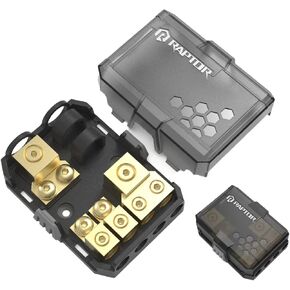 RAPTOR BY METRA ELECTRONICS PRO SERIES MANL FUSED 2-WAY ALL-IN-ONE DISTRIBUTION BLOCK - RMANLD