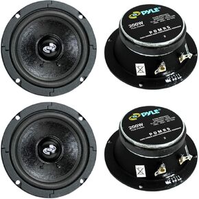 Pyle 4 Pro PDMR5 5" 800W Car DJ/Home Mid Bass MidRange Speakers Drivers Audio