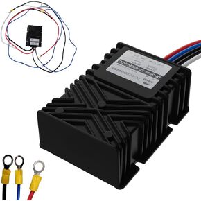 DC-DC Golf Cart 36V-48V to 12V Converter, 40Amp 480W Step Down Converter Voltage Regulator Reducer Transformer w/Acc Trigger Wire Waterproof (40 Amp)