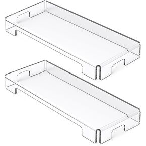 BEEGO Mechanical Computer Keyboard Cover - 2PCS Clear Acrylic Keyboard Cover Keyboard Dust Cover Mechanical Keyboard Cover Full Size Keyboard Protector