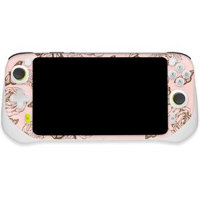 MightySkins Glossy Glitter Skin Compatible with Logitech G Cloud Gaming Handheld - Butterfly Garden | Protective, Durable High-Gloss Glitter Finish | Easy to Apply | Made in The USA