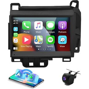 PHEZEN 7 Inch Touchscreen Wireless CarPlay Driveplay Multimedia Player Fit for Lex*us CT200H CT200 LHD 2011-2018, Wireless Car Stereo with Carplay Android Auto, Car Audio Receivers GPS Navigation