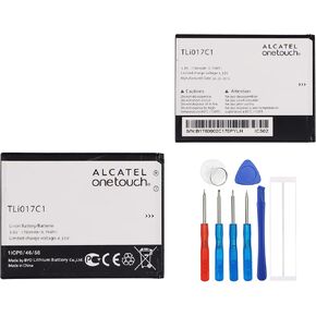 Replacement Battery TLI017C1&TLI017D1 Compatible with TCL Flip Pro VZW-TCL-4056W Alcatel One Touch OT-5027B Dawn OT-4060 with Tools