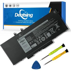 Dentsing 68Wh 3HWPP Laptop Battery Replace for Dell Latitude 5401 5410 5411 5501 5510 5511 Precision 3541 3551 Series 03HWPP 10X1J N2NLL 1VY7F 3YNXM 451-BCMN Battery 15.2V 4-Cells