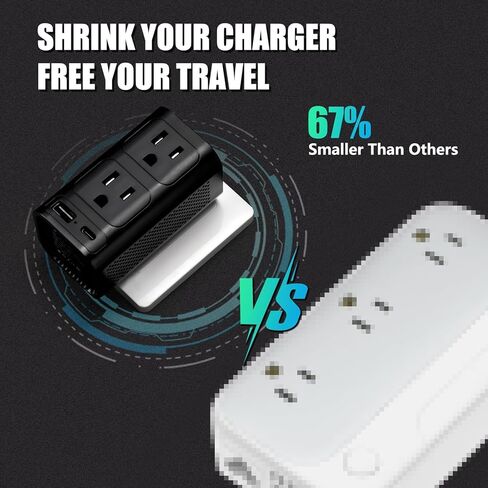 محول 220 فولت إلى 110 فولت للسفر الأوروبي ، 220 إلى 110 محول الجهد إلى أوروبا مع 1 USB C و 1 USB A ، محول محول محول سفر عالمي مع النوع A C G I ... in Kuwait