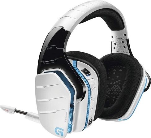 Logitech G933 Artemis Spectrum Snow Wireless 7.1 Gaming Headset, White (Renewed) in Saudi Arabia