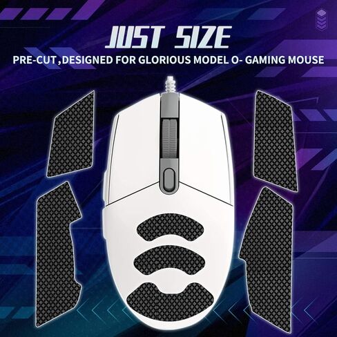شريط قبضة مضاد للانزلاق من TALONGAMES متوافق مع ماوس الألعاب Razer Basilisk V3 / Basilisk V3 Pro، ممتص لعرق راحة اليد، رفيع 0.5 مم، مقصوص ليناسب، سهل الاستخدام، جلد الماوس in Kuwait
