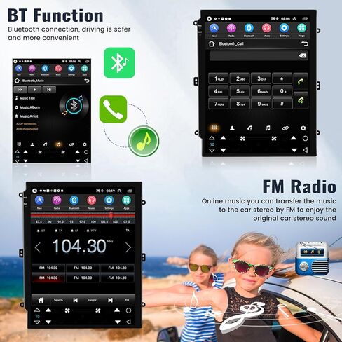 Stereo Sixwin Android Car Stereo لـ Hyundai Elantra 2014-2015 9.7 بوصة راديو شاشة تعمل باللمس مع Carplay اللاسلكي Android Auto 2G+64G GPS NAVIMING in Kuwait