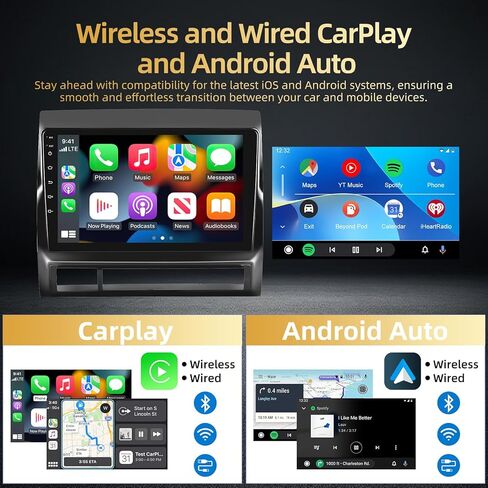 ekat for toyota tacoma 2005-2015 [2 + 64g] SteroD STEROID CAR مع راديو شاش اللمسات اللاسلكي و Android Auto - 9 بوصة مع EQ DSP ، GPS ، WIFI ، SWC + AHD Camera ، MIC Camera in Kuwait