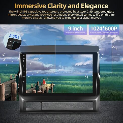 ekat for toyota tacoma 2005-2015 [2 + 64g] SteroD STEROID CAR مع راديو شاش اللمسات اللاسلكي و Android Auto - 9 بوصة مع EQ DSP ، GPS ، WIFI ، SWC + AHD Camera ، MIC Camera in Kuwait