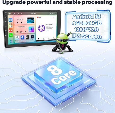 【8-Core 4+64g】 Zomolhy لجيب جراند شيروكي 2014-2020 Android 13 Car Radio ، 9 '' IPS IPS الشاشة اللمس مع Carplay اللاسلكي Android Mirror Link DSP GPS WiFi SWC+Camera و MIC Camera in Kuwait