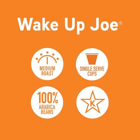 Joe يعرف Coffee Single Single Cups Pods and Capsules ، Wake Up Joe ، 48 Count in Saudi Arabia