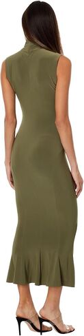 Norma Kamali Women's Sleeveless Turtleneck Fishtail Dress in Saudi Arabia