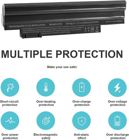 tree.nb al10a31 بطارية استبدال الكمبيوتر المحمول للبطارية لـ Acer Aspire One D255 D257 D260 522 722 AL10A31 AL10B31 AL10G31 BT.00603.114 LC.BTP00.129 BUTTION BUTTION in Saudi Arabia
