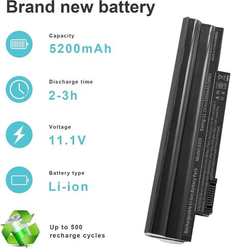 tree.nb al10a31 بطارية استبدال الكمبيوتر المحمول للبطارية لـ Acer Aspire One D255 D257 D260 522 722 AL10A31 AL10B31 AL10G31 BT.00603.114 LC.BTP00.129 BUTTION BUTTION in Saudi Arabia