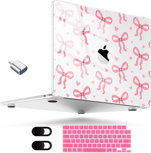 حافظة MEEgoodo لجهاز M3 MacBook Air 15 بوصة 2024 2023، غطاء غير لامع مناسب للطراز A3114 A2941 M2، غطاء بلاستيكي ناعم متين لجهاز الكمبيوتر المحمول مقاس 15.3 بوصة، حافظات صلبة لجهاز MacBook Air M2 M3، الأشجار والورد in Saudi Arabia