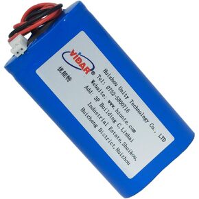VIDAR 3.7V 6000mAh-22.2wh Rechargeable Li-ion-Battery - Real Capacity Super Durability Lithium Batteries with JST 2.0/2P Plug for Electronics, Toys, Lighting, Equipment