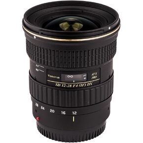 Tokina ATXAF128DXC 12-28mm f/4.0 Pro APS-C Lens for Canon, Black