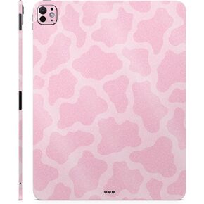 Glossy Glitter Skin Compatible with Apple iPad Pro 13 (M4) 2024 - Pink Giraffe - Premium 3M Vinyl Protective Decal Cover - Easy to Apply | Crafted in The USA by MightySkins