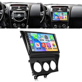 ستيريو للسيارة لـ Mazda 3 2009 2010 2011 2012 2013 ، Apple Wireless Carplay Android Auto ، 2+64G Android 13 9 Inch Touch Radio مع GPS WiFi FM RDS Radio AHD Camera in Kuwait