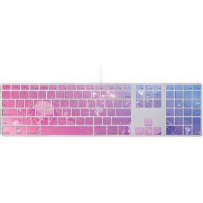 MightySkins Skin Compatible with Apple Keyboard with Numeric Keypad wrap Cover Sticker Skins Pink Diamond