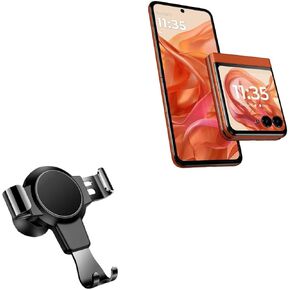 BoxWave Car Mount Compatible with Motorola razr (2024) - X-Switch Car Mount, Air Vent Mounted Car Mount Simple Minimal - Jet Black