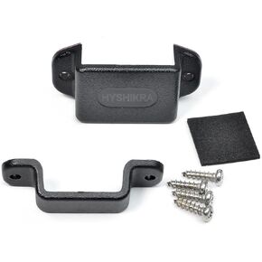Universal Radio Hanger and Microphone Hanger, Walkie-Talkie Mics Mount with Adhesive Back, Pre Drill Holes with Self-Tapping Screw for Baofeng Midland Kenwood Motorola Talkabout Cobra CB
