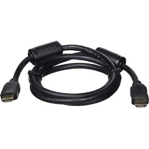 Monoprice 4K High Speed HDMI Cable - HDMI 2.0, 4K@60Hz, HDR, HDR10, Dolby Vision, 18Gbps, YUV 4:4:4, 28AWG, with Ferrite Cores, 4 Feet, Black - 3 Pack