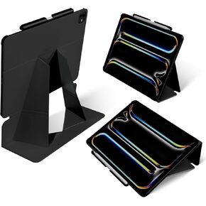 MOFT Folio Case for iPad Pro(M4) 11 inch(2024) with Detachable Pencil Holder, Protective & Lightweight, Durable MOVAS Material and Comfortable Touch for Browsing,Drawing & Studying, Pepper Mint