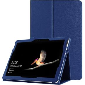 ONN 12.1" Tablet Pro Case - PU Leather Protective Cover for Kids (Blue)