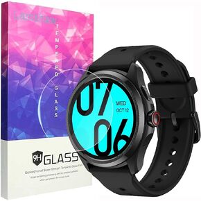 Compatible for Ticwatch Pro 5 Screen Protector, [3 Pack] 9H Tempered Glass Screen Protector Film Compatible for Ticwatch Pro 5 Android Smartwatch (3 PACK)