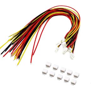 10 Sets JST ZH 1.5mm 3Pin Male Connector with 200mm UL1571-24AWG Wire Cables and Female Socket Jst Connectors