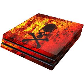 MightySkins Skin Compatible with Sony PS4 Pro Console - Bio Skull | Protective, Durable, and Unique Vinyl Decal wrap Cover | Easy to Apply, Remove, and Change Styles | Made in The USA