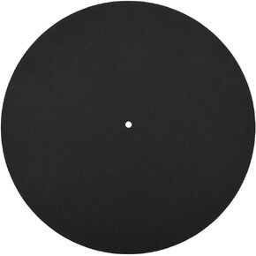 LP Turntable Record Pad, 290mm Diameter 2mm Thickness Ultra Thin Anti Static Noise Reduction Turntable Soft Record Pad for Turntables