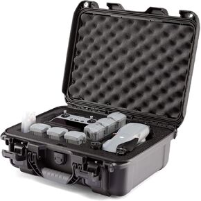 Nanuk 920 DJI Air 3S Fly More Combo- Waterproof Hard Case with Drone Foam Insert, Crushproof, Portable Travel Case, Made in North America (Black)