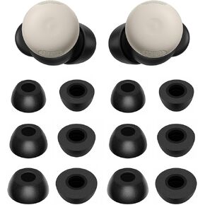 ALXCD Foam Eartips Compatible with Pixel Buds Pro 2 Earbuds, S/M/L 3 Sizes 6 Pairs Soft Memory Foam Earbuds Tips Foam Ear Tips, Compatible with Pixel Buds Pro 2 6 Pairs sml