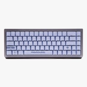 Higround Summit 2.0 Slate 65% Mechanical USB Wired Gaming Keyboard, Dreamland Linear Switches, Programable RGB, Hot-Swappable, Deep Thock Creamy Sounding PC Keyboard