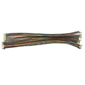 6 PCS 6 PIN JST GH Connectors on Both Sides with Electric Wire 1007 28 AWG(Total Length:200MM)