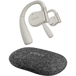سماعات رأس بلوتوث لاسلكية حقيقية من Cleer Arc II ، صوت Snapdragon ، اتصال متعدد النقاط ، ملاءمة آمنة ، IPX5 مقاومة للماء ، مكالمات واضحة ، 35 ساعة وقت ، لـ iPhone & Android (رمادي فاتح)