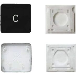 Replacement Individual AP08 Type C Key Cap and Hinges are Applicable for MacBook Pro Model A1425 A1502 A1398 for MacBook Air Model A1369/A1466 A1370/A1465 Keyboard to Replace The C Key Cap and Hinge