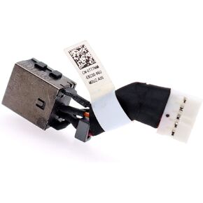 DC Power Input Jack with Cable Harness Wire Replacement for Dell Latitude 7400 E7400 DC301013500 DC301012Y00 T77NM 0T77NM